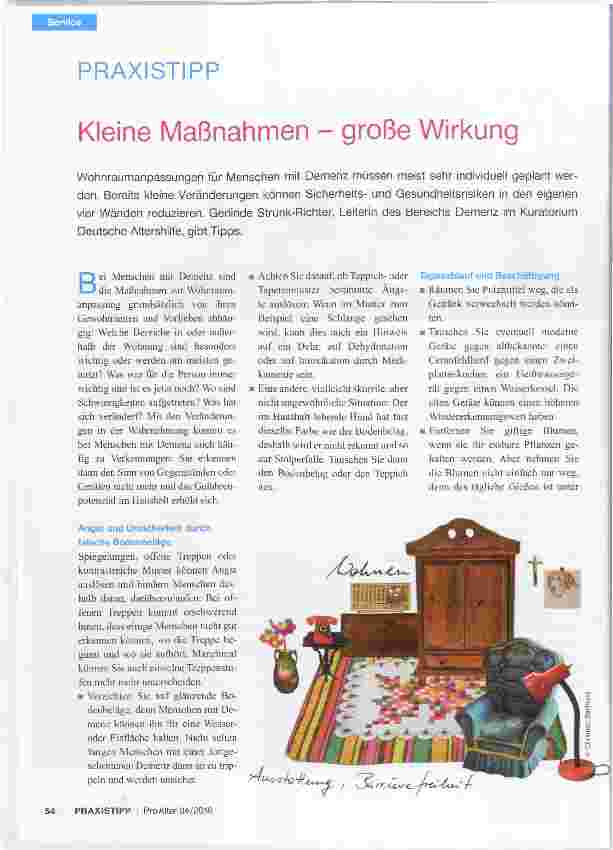 Vorschauseite 1: Kleine Maßnahmen große Wirkung