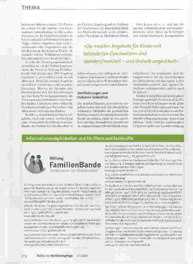 Vorschauseite 2: Oft in der zweiten Reihe