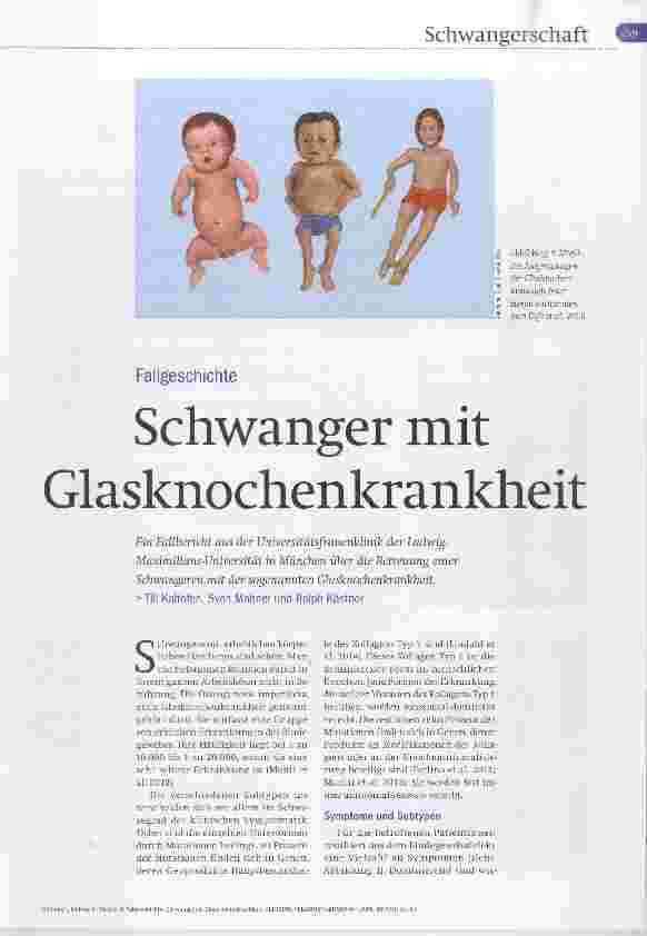 Vorschauseite 1: Schwanger mit Glasknochenkrankheit