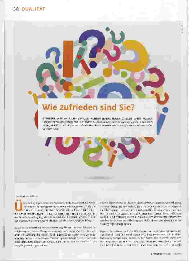 Vorschauseite 1: wie zufrieden sind Sie?