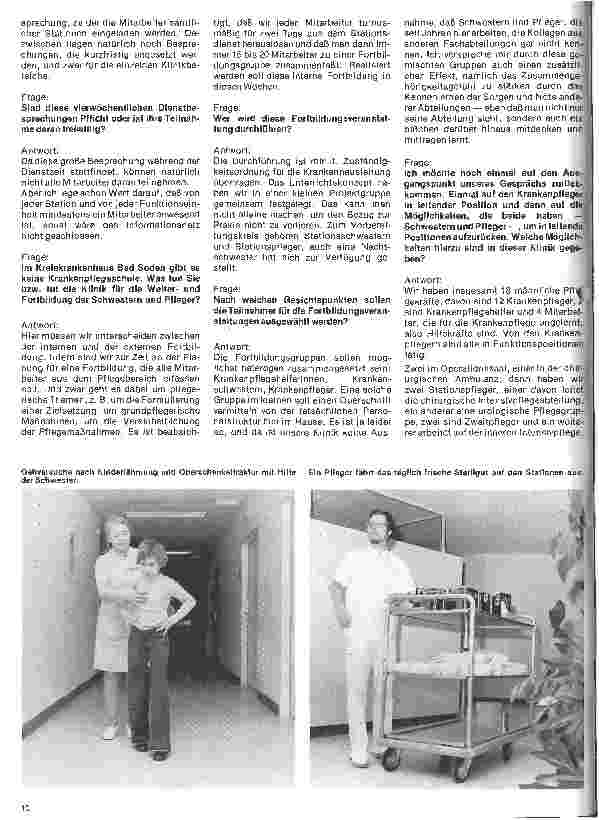 Vorschauseite 2: Das Kreiskrankenhaus Main-Taunus in Bad Soden Interview mit Rath Helmut, Leitender Krankenpfleger