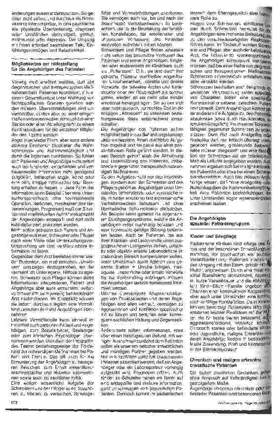 Vorschauseite 3: Die Angehörigen des Patienten Die aktuelle Situation der Krankenhäuser