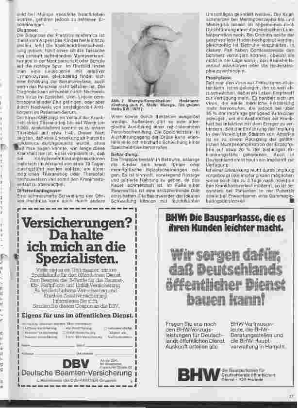 Vorschauseite 2: Kinderheilkunde 12. Folge: Parotitis epidemica (Mumps)