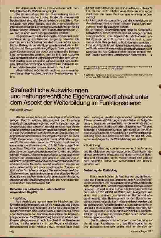 Vorschauseite 6: Hilfen zur Bewältigung von Belastungen im pflegerischen Alltag
