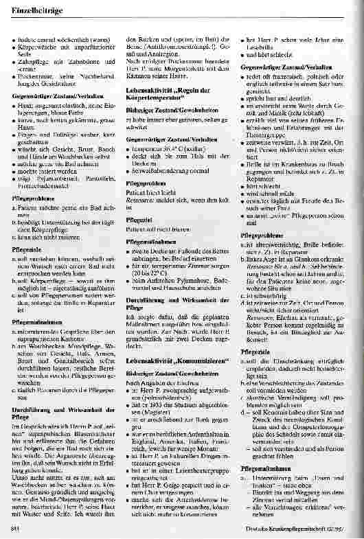 Vorschauseite 5: Patienten mit Beckenfraktur und Harnröhreneinriß // Die Pflege, dargestellt nach den Einzelschritten des Pflegeprozesses