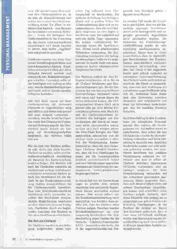 Vorschauseite 2: Facharzt, Oberarzt, Chefarzt in die Niederlassung