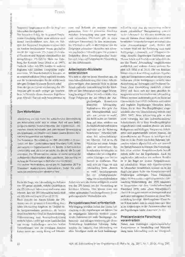 Vorschauseite 3: Jobcoaching in der Ergotherapie