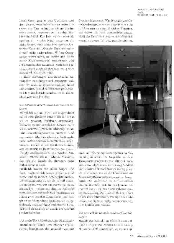 Vorschauseite 2: Reintegration aus Patientensicht