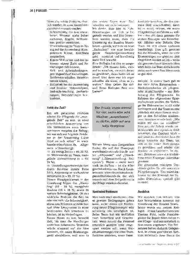 Vorschauseite 3: Basale Stimulation® - mit Erfolg im Team einführen