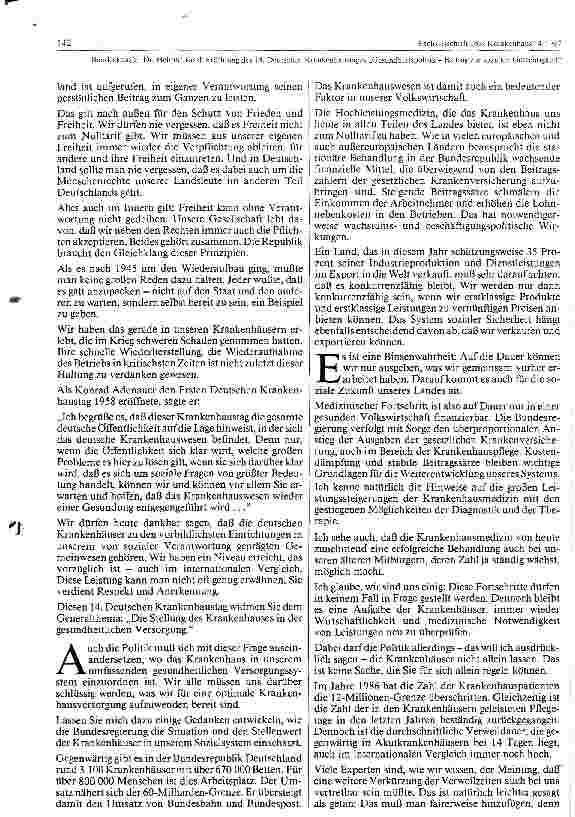 Vorschauseite 2: Gesundheitspolitik - Beitrag zur sozialen Gerechtigkeit