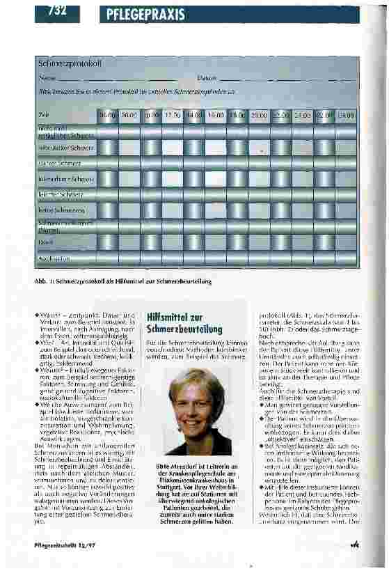 Vorschauseite 2: Schmerztherapie aus pflegerischer Sicht: Sorgfältige Patientenbeobachtung ist oberstes Gebot