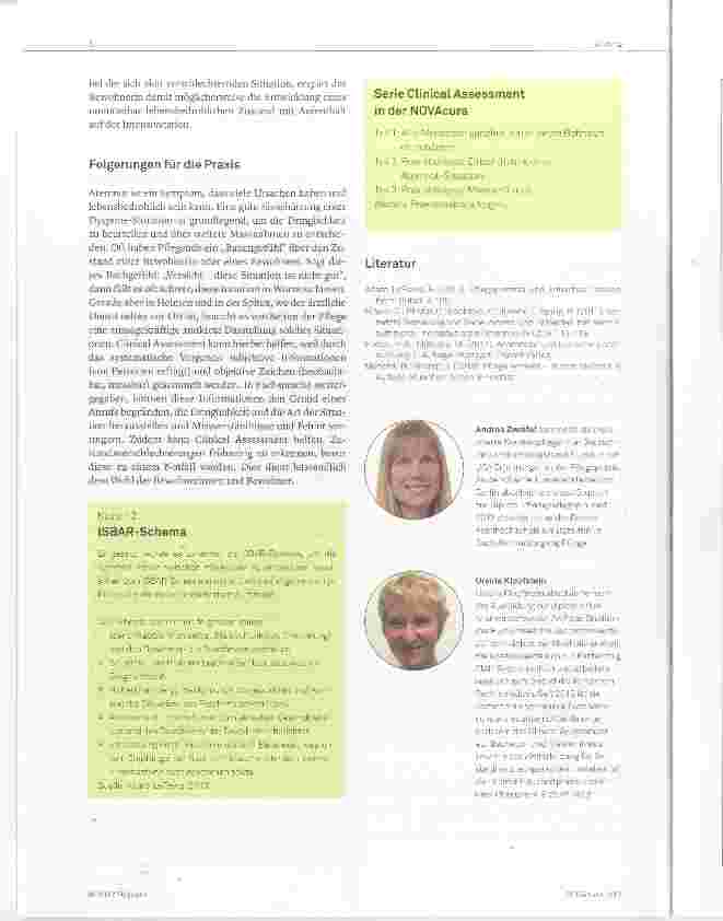 Vorschauseite 4: Einschätzung einer Atemnot-Situation Clinical Assessment Teil 2