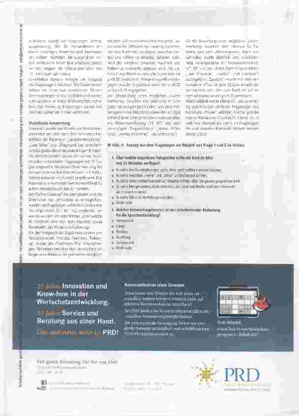 Vorschauseite 4: Früherkennung von Sprachentwicklungsstörungen zum Zeitpunkt der U7