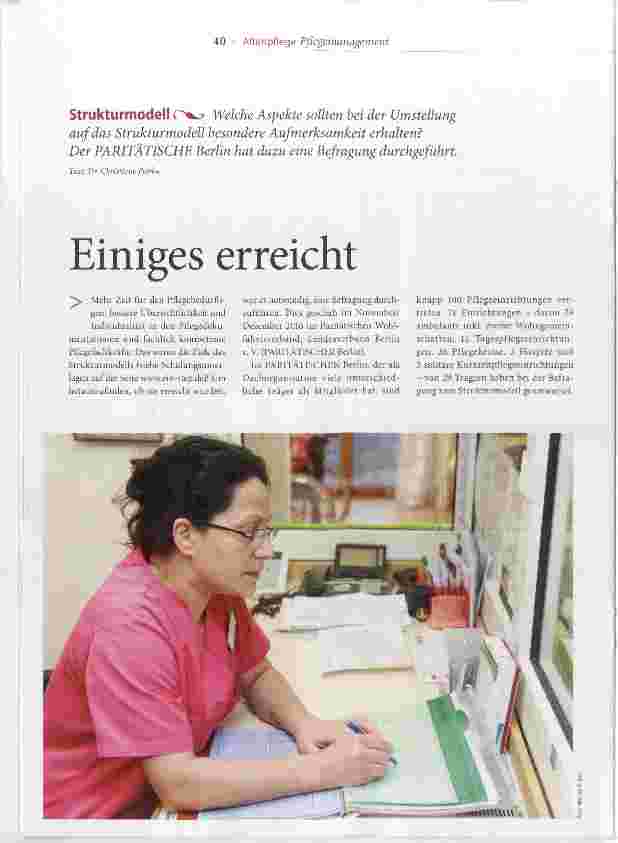 Vorschauseite 1: Einiges erreicht
