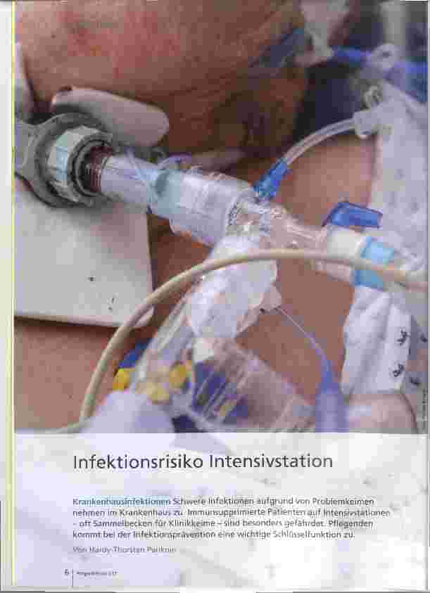 Vorschauseite 1: Infektionsrisiko Intensivstation