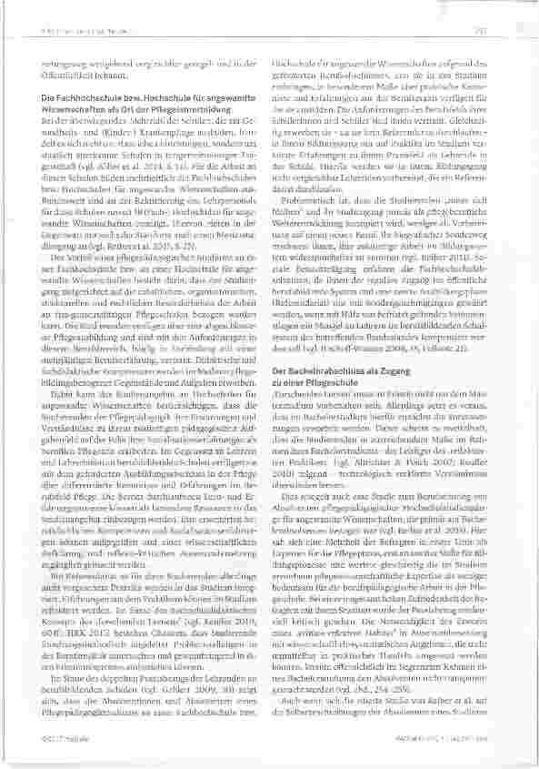 Vorschauseite 3: Fehlende Standards in der Pflegelehrerbildung
