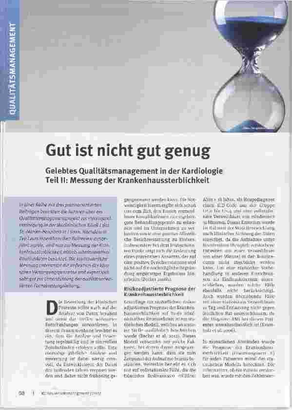 Vorschauseite 1: Gut ist nicht gut genug