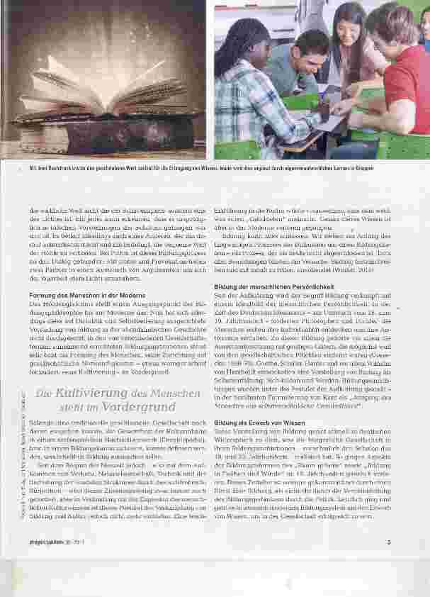 Vorschauseite 2: Bildung im Wandel der Zeit
