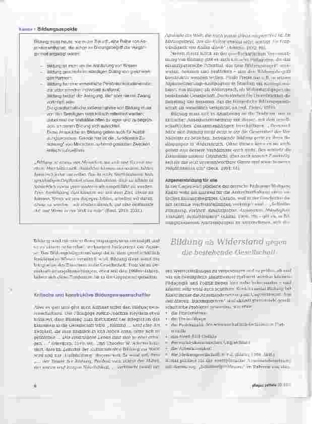 Vorschauseite 3: Bildung im Wandel der Zeit