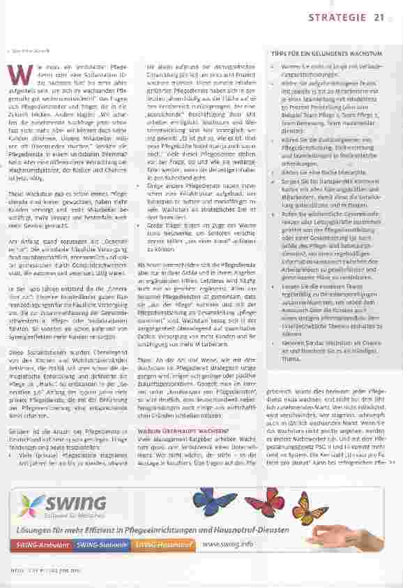 Vorschauseite 2: Mit dem Dienst wachsen