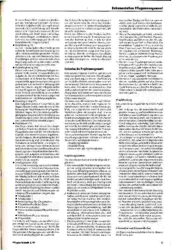 Vorschauseite 2: Entwicklung und Erprobung eines ganzheitl.Pflegesystems zum Abbau der arbeitsbelast. u.qualitätseinschränk. Auswirkungen d. Funktionspflege