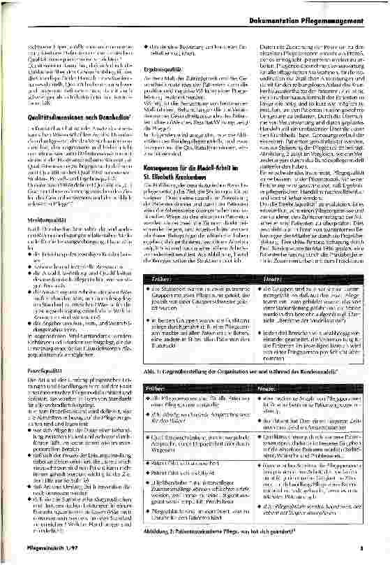 Vorschauseite 4: Entwicklung und Erprobung eines ganzheitl.Pflegesystems zum Abbau der arbeitsbelast. u.qualitätseinschränk. Auswirkungen d. Funktionspflege