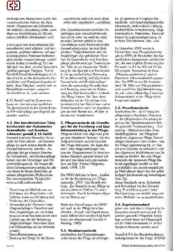 Vorschauseite 5: Die rechtliche Handlungskompetenz in der Pflege und ihre Bedeutung für die Professionalisierung des Berufsbildes im Zusammenhang mit dem neuen Gesundheitsund Krankenpflegegesetz
