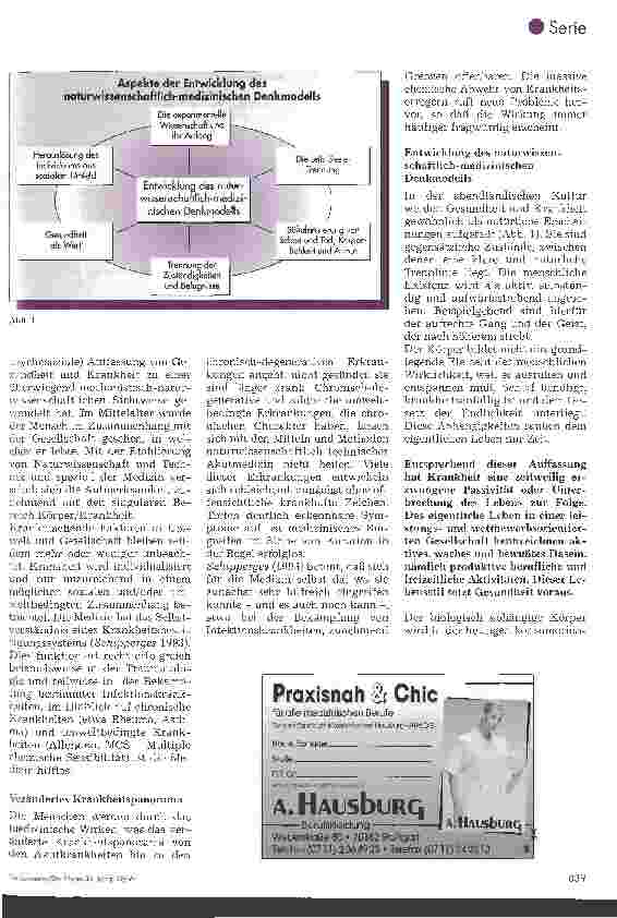 Vorschauseite 5: Das medizinische Modell und die Nebenrolle der Pflege Modelle des Menschen beeinflussen die Pflege: Folge 1