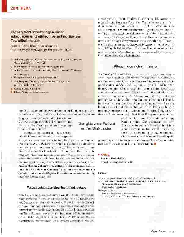 Vorschauseite 3: Verantwortungsvolle Spezialisten