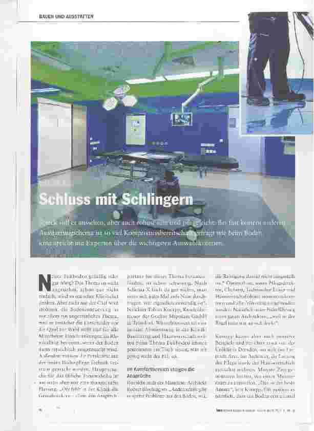 Vorschauseite 1: Schluss mit Schlingern