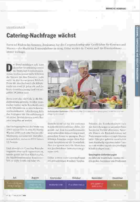 Vorschauseite 1: Catering-Nachfrage wächst