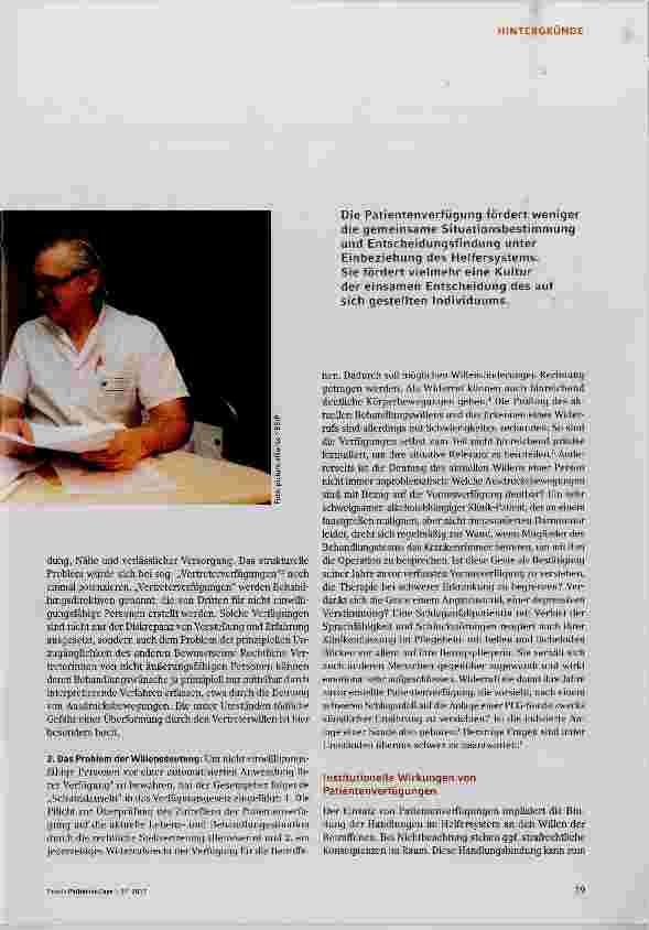 Vorschauseite 2: Vorsorgediagnose