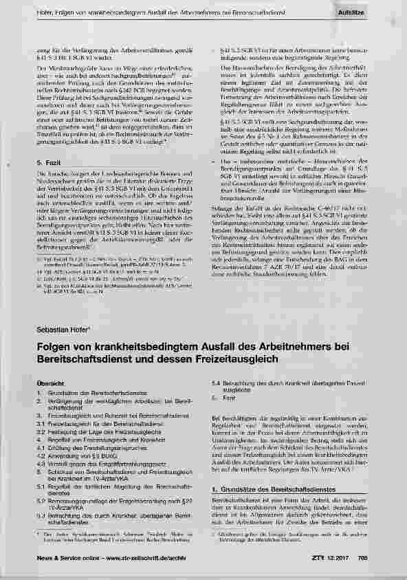 Vorschauseite 6: Zur Vereinbarkeit der Befristung nach §41 S.3 SGB VI mit dem Unionsrecht LAG Niedersachsen vom 29.11.2016 und LAG Bremen vom 23.11.2016
