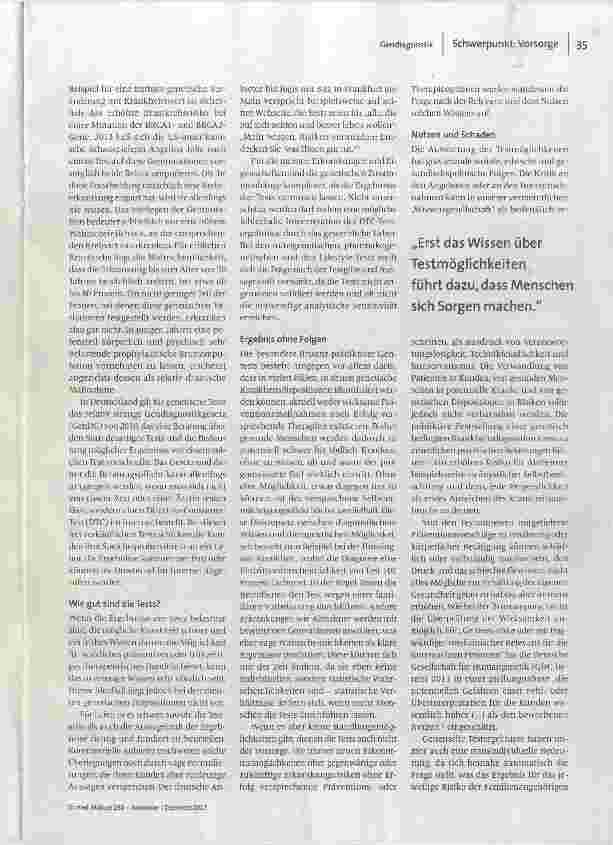 Vorschauseite 2: Ein Blick auf die Gene