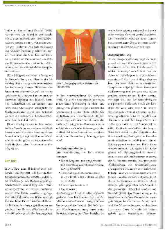Vorschauseite 2: Bauchmuskeln verlässlich testen