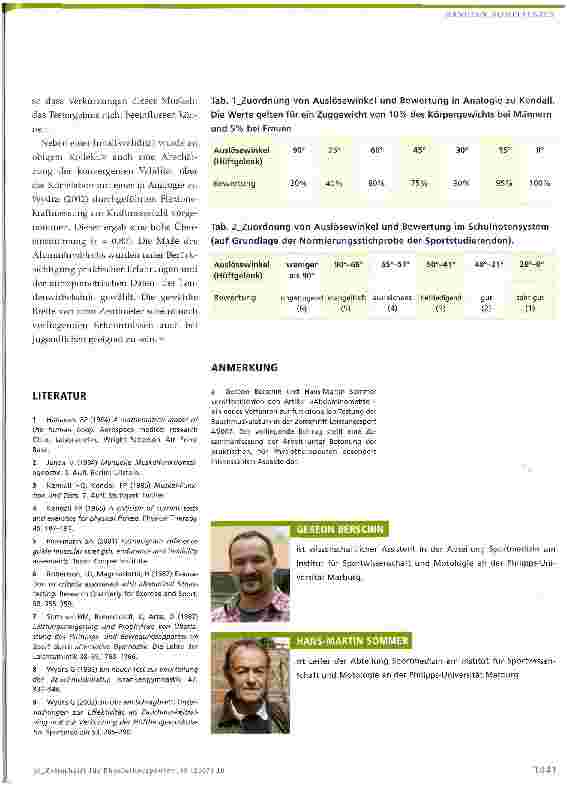 Vorschauseite 5: Bauchmuskeln verlässlich testen