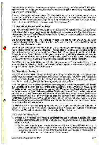 Vorschauseite 2: Die Rolle von Krankenpflegepersonen bei Richtlinienerstellung und Planung