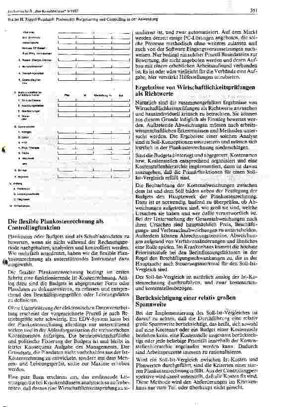 Vorschauseite 5: Budgetierung und Controlling in der Anwendung