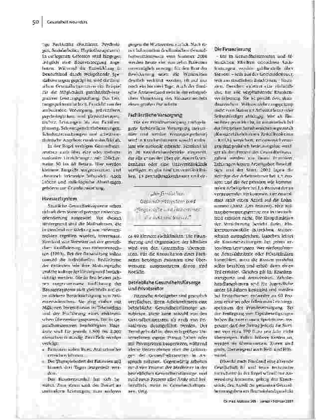 Vorschauseite 2: Effektiv und effizientDas Gesundheitssystem in Finnland