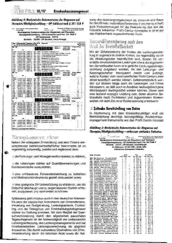 Vorschauseite 4: Anforderungen an ein leistungsfähiges Krankenhausmanagement Profit-Center-Steuerung durch dreistufige Deckungsbeitragsrechnung