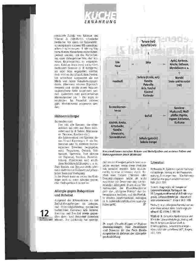 Vorschauseite 2: Lebensmittelallergien (Teil 2) Milchallergie, Hühnereiallergie und Allergie gegen Rohgemüse und Rohobst