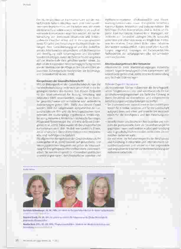 Vorschauseite 2: So sieht das Kompetenzprofil einer Hebamme MSc aus