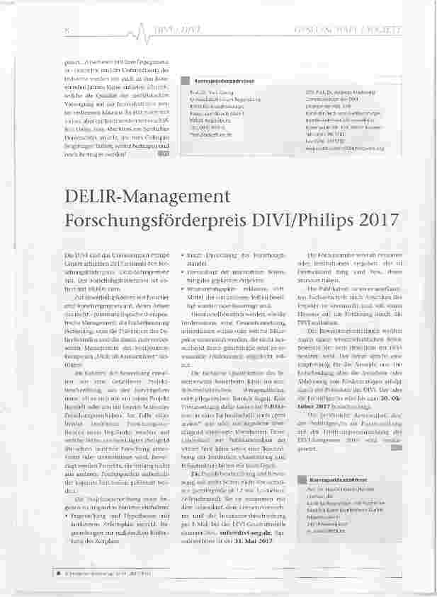 Vorschauseite 3: Hands-On-Kurse ein wichtiger Bestandteil der intensivmedizinischen Weiterbildung und des DlVl-Kongresses