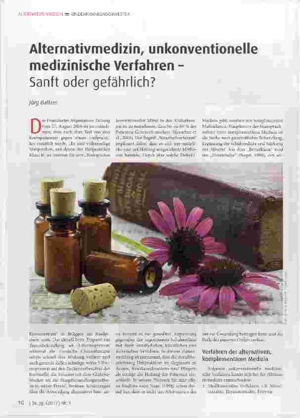 Vorschauseite 1: Alternativmedizin unkonventionelle medizinische Verfahren Sanft oder gefährlich?
