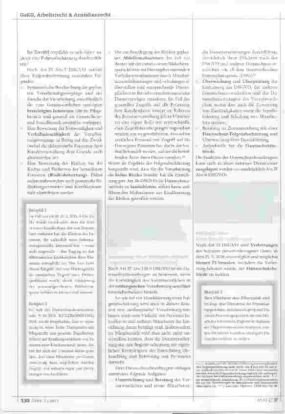 Vorschauseite 3: Auswirkungen der Datenschutz Grundverordnung auf den Gesundheitsund Sozialbereich (Teil2)