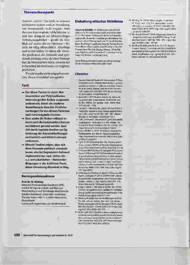 Vorschauseite 4: Arzneitherapie des älteren Menschen