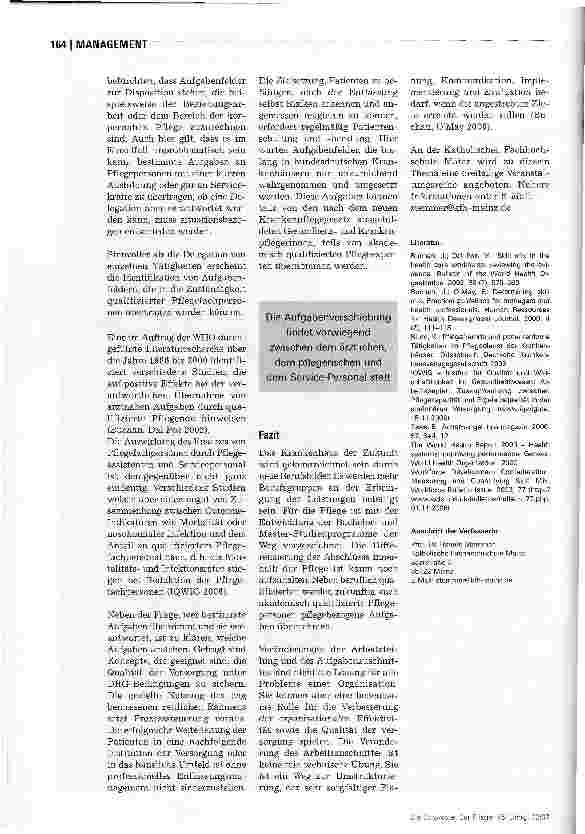 Vorschauseite 3: Wer macht was?