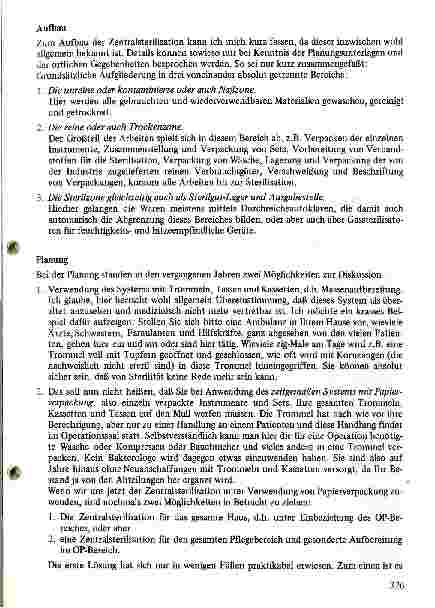 Vorschauseite 2: Zentralsterilisation