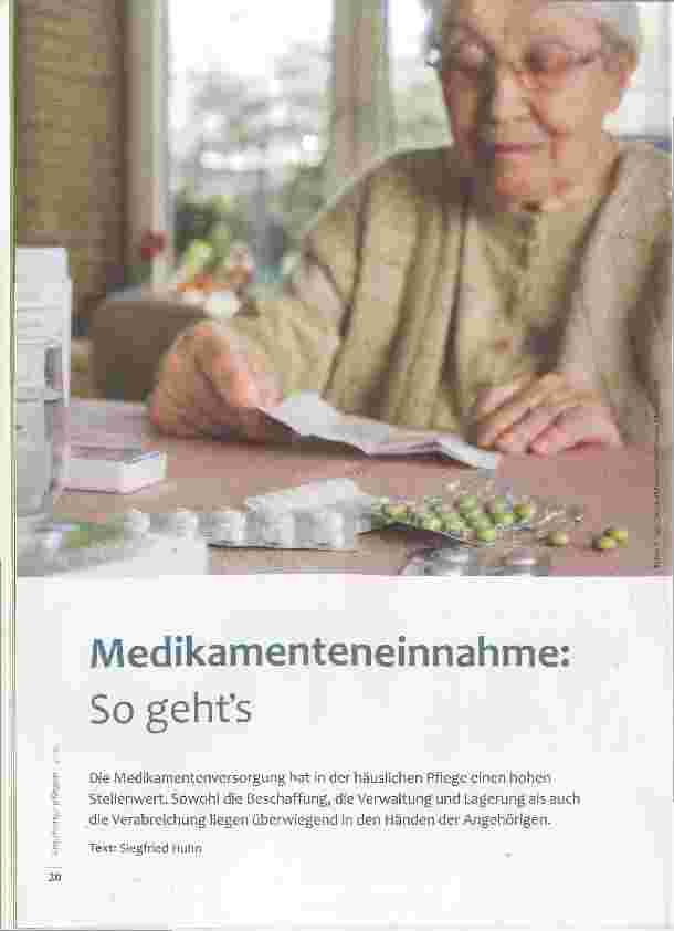 Vorschauseite 1: Medikamenteneinnahme: So geht es