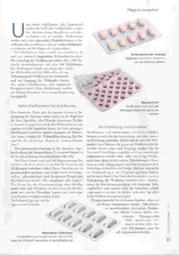 Vorschauseite 2: Medikamenteneinnahme: So geht es